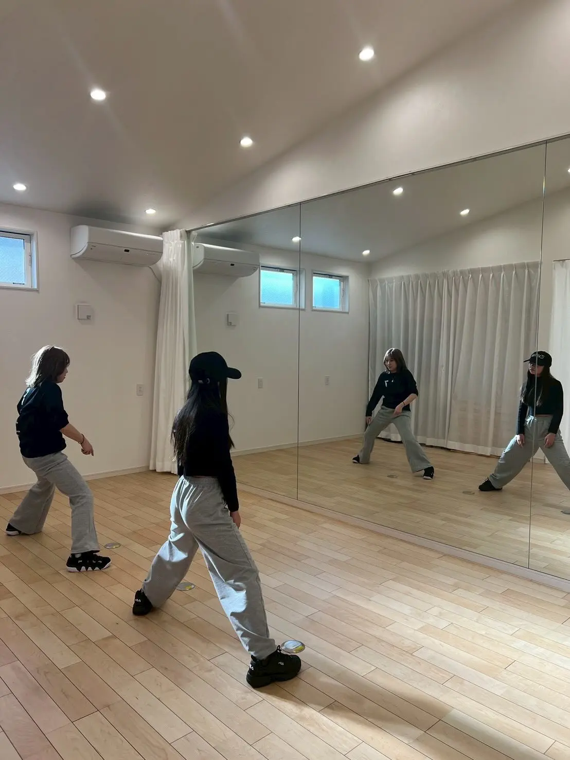 ヒップホップレッスンの様子