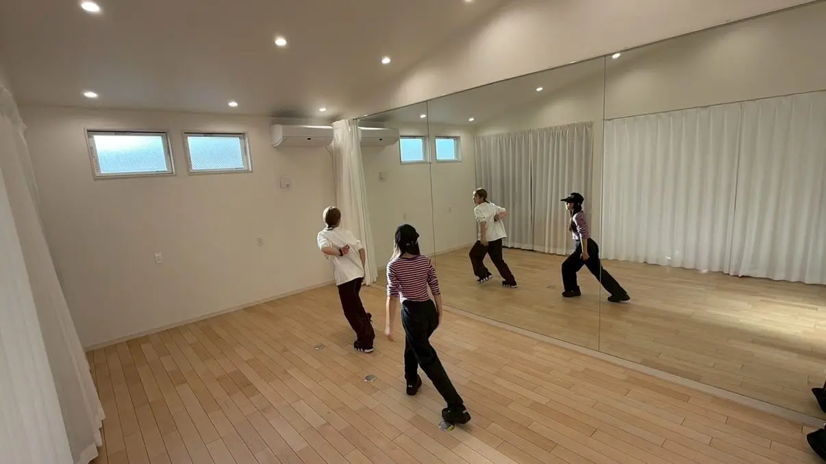 ヒップホップレッスンの様子