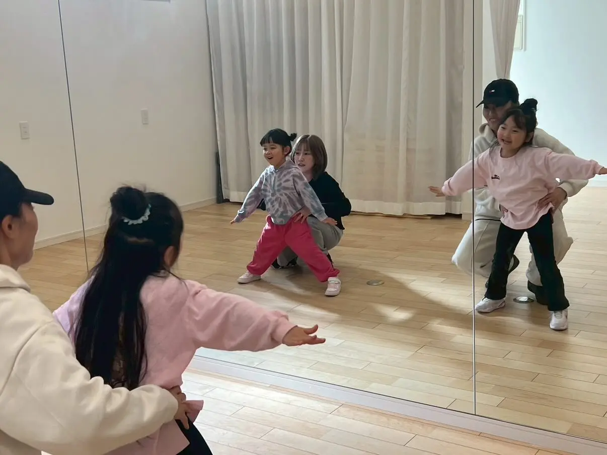 ヒップホップレッスンの様子